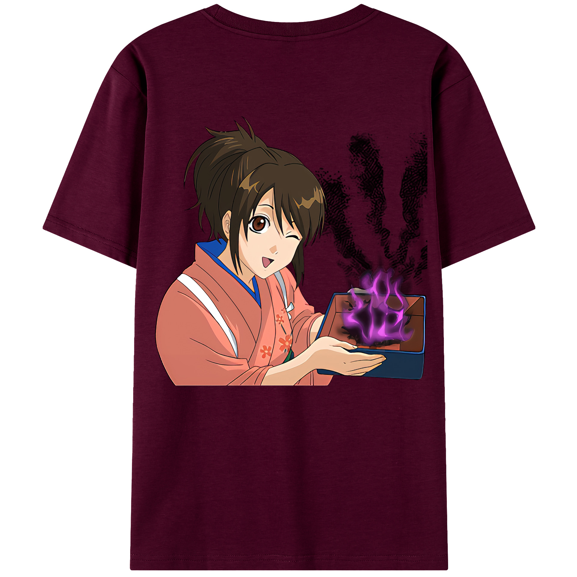 （画像用） ぎんたま 坂田銀時（さかたぎんとき） 神楽 志村新八（しむら しんぱち） GINTAMA Sakata Gintoki Kagura Shimura Shinpachi レディース半袖Tシャツ(バックプリント)
